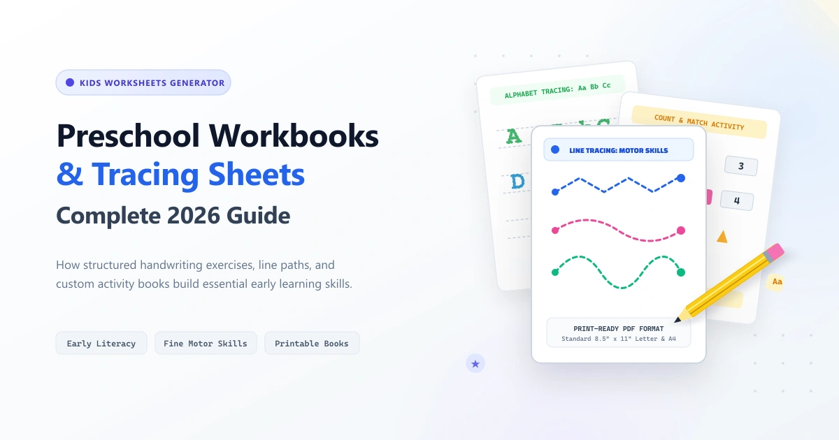Preschool Workbooks and Tracing Sheets: Complete 2026 Guide