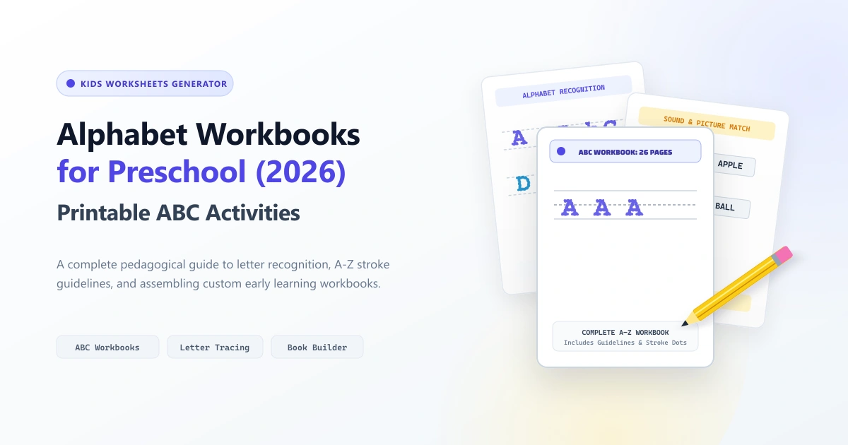 Alphabet Workbooks for Preschool: Printable ABC Activities for Kids (2026 Guide)