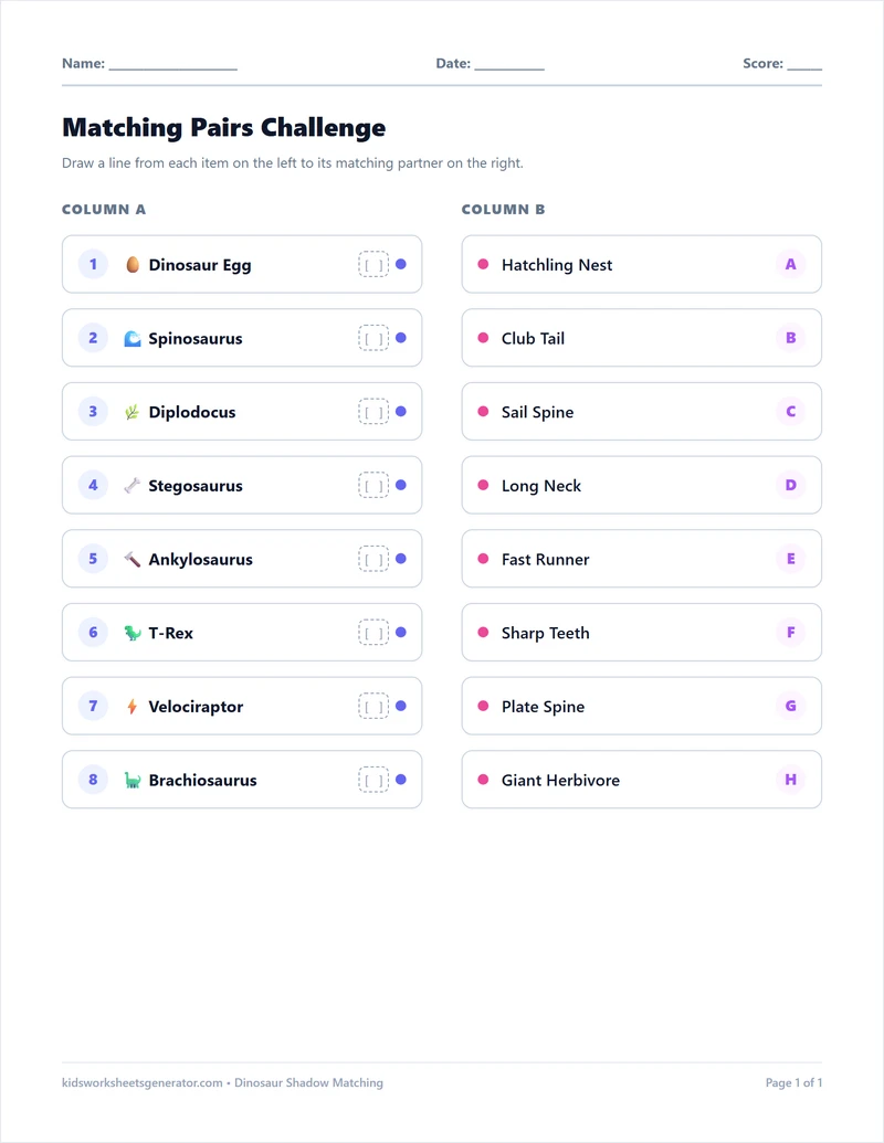 Matching Pairs Challenge